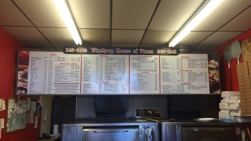 Winthrop House of Pizza Menu image 2